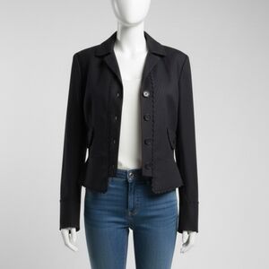 Marc Jacobs Daisy Buttons Front Blazer Jacket sz 12